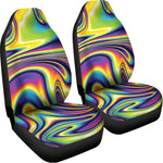 Trippy Rave Print Universal Fit Car Seat Covers