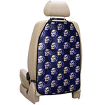 Trippy Skull Pattern Print Car Seat Organizers