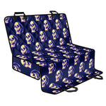 Trippy Skull Pattern Print Pet Car Back Seat Cover
