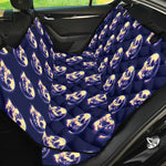 Trippy Skull Pattern Print Pet Car Back Seat Cover
