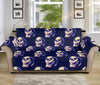 Trippy Skull Pattern Print Sofa Protector