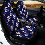 Trippy Skull Pattern Print Universal Fit Car Seat Covers