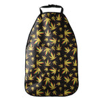 Trippy Weed Leaf Pattern Print Car Seat Organizers