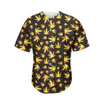 Trippy Weed Leaf Pattern Print Men's Baseball Jersey