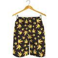 Trippy Weed Leaf Pattern Print Men's Shorts