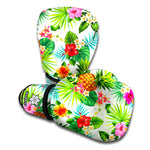 Tropical Aloha Pineapple Pattern Print Boxing Gloves