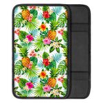 Tropical Aloha Pineapple Pattern Print Car Center Console Cover