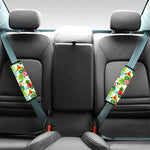 Tropical Aloha Pineapple Pattern Print Car Seat Belt Covers