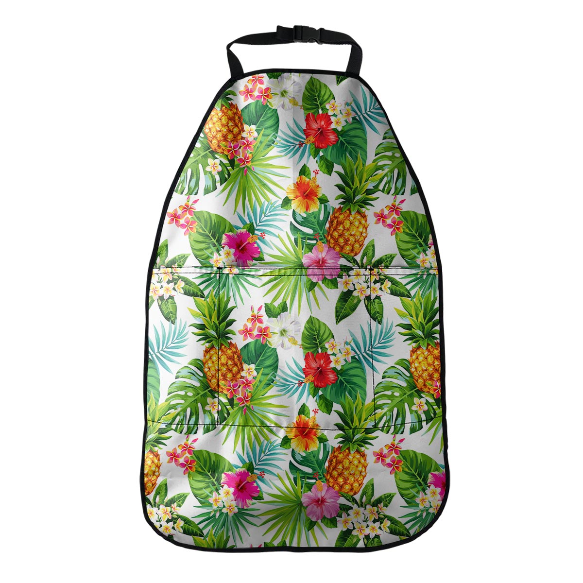 Tropical Aloha Pineapple Pattern Print Car Seat Organizers