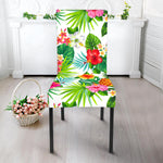 Tropical Aloha Pineapple Pattern Print Dining Chair Slipcover