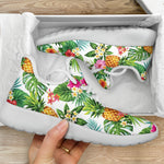 Tropical Aloha Pineapple Pattern Print Mesh Knit Shoes GearFrost