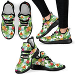 Tropical Aloha Pineapple Pattern Print Mesh Knit Shoes GearFrost