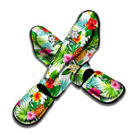 Tropical Aloha Pineapple Pattern Print Muay Thai Shin Guard