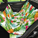 Tropical Aloha Pineapple Pattern Print Pet Car Back Seat Cover