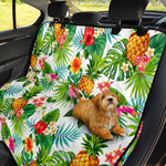 Tropical Aloha Pineapple Pattern Print Pet Car Back Seat Cover