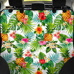 Tropical Aloha Pineapple Pattern Print Pet Car Back Seat Cover