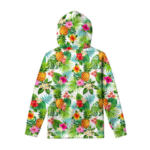 Tropical Aloha Pineapple Pattern Print Pullover Hoodie