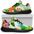 Tropical Aloha Pineapple Pattern Print Walking Shoes