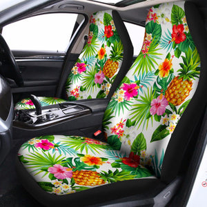 Tropical Aloha Pineapple Pattern Print Universal Fit Car Seat Covers