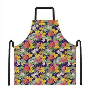 Tropical Alstroemeria Pattern Print Apron