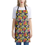 Tropical Alstroemeria Pattern Print Apron