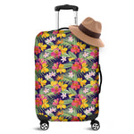 Tropical Alstroemeria Pattern Print Luggage Cover