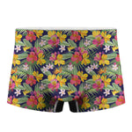 Tropical Alstroemeria Pattern Print Men's Boxer Briefs