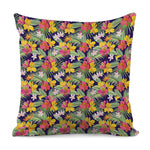 Tropical Alstroemeria Pattern Print Pillow Cover