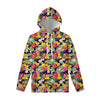 Tropical Alstroemeria Pattern Print Pullover Hoodie