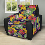 Tropical Alstroemeria Pattern Print Recliner Protector