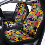 Tropical Alstroemeria Pattern Print Universal Fit Car Seat Covers