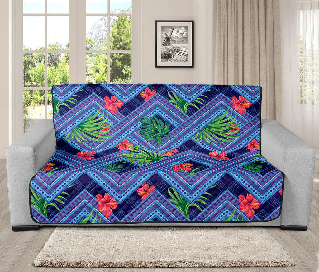 Tropical Aztec Geometric Pattern Print Futon Protector