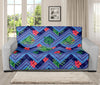 Tropical Aztec Geometric Pattern Print Futon Protector