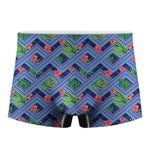 Tropical Aztec Geometric Pattern Print Men's Boxer Briefs