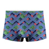 Tropical Aztec Geometric Pattern Print Men's Boxer Briefs