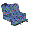 Tropical Aztec Geometric Pattern Print Pet Car Back Seat Cover