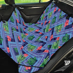 Tropical Aztec Geometric Pattern Print Pet Car Back Seat Cover