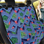 Tropical Aztec Geometric Pattern Print Pet Car Back Seat Cover