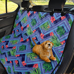 Tropical Aztec Geometric Pattern Print Pet Car Back Seat Cover