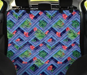 Tropical Aztec Geometric Pattern Print Pet Car Back Seat Cover