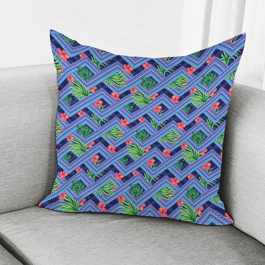 Tropical Aztec Geometric Pattern Print Pillow Cover