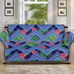 Tropical Aztec Geometric Pattern Print Sofa Protector