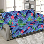 Tropical Aztec Geometric Pattern Print Sofa Protector