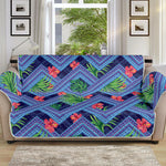 Tropical Aztec Geometric Pattern Print Sofa Protector