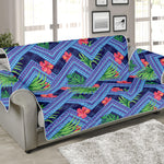 Tropical Aztec Geometric Pattern Print Sofa Protector