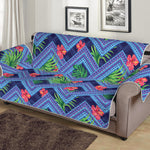 Tropical Aztec Geometric Pattern Print Sofa Protector