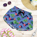 Tropical Aztec Geometric Pattern Print Women's Shorts