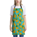 Tropical Banana Leaf Pattern Print Apron