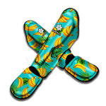 Tropical Banana Leaf Pattern Print Muay Thai Shin Guard