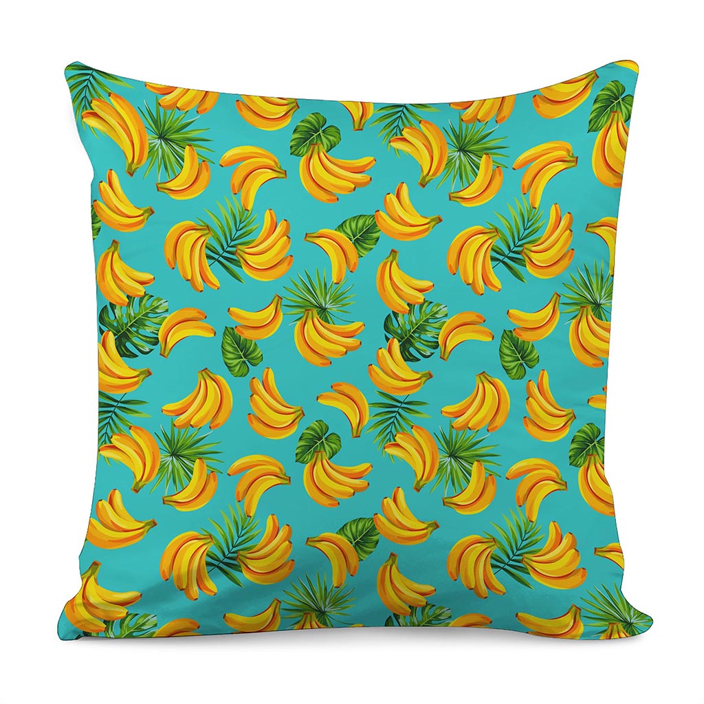 Tropical Banana Leaf Pattern Print Pillow Cover